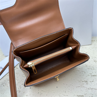 Ce**e mini 16 bag in satined calfskin tan