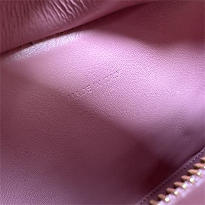 Ce**e medium tilly bag in shiny calfskin pink
