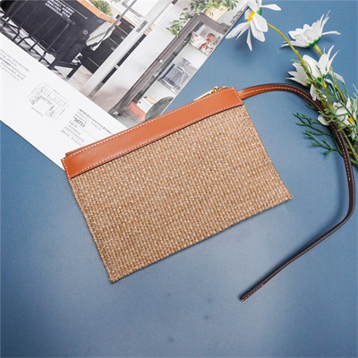 Ce**e bucket 16 bag in textile with Ce**e jacquard brown multicolor