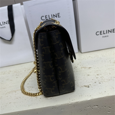 Ce**e medium victoire bag in triomphe canvas tan