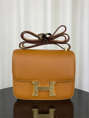 Constance Bag Epsom Leather 18CM Gold/Silver Tone Metal In Gold Color HS