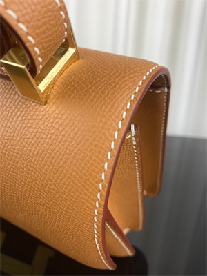 Constance Bag Epsom Leather 24CM Gold/Silver Tone Metal In Gold Color HS