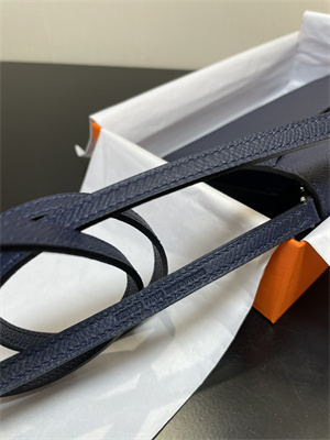 Constance To Go Wallet Epsom Leather Silver Tone Metal In Navy Color HS