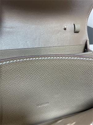 Constance To Go Wallet Epsom Leather Silver Tone Metal In Etoupe Color HS