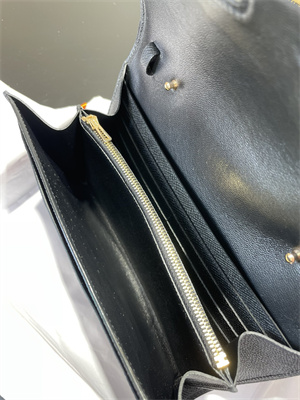 Constance To Go Wallet Epsom Leather Gold Tone Metal In Black Color HS