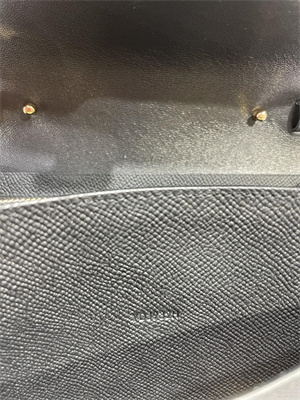 Constance To Go Wallet Epsom Leather Gold Tone Metal In Black Color HS