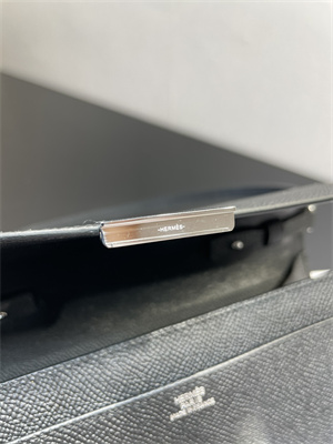 Constance To Go Wallet Epsom Leather Silver Tone Metal In Black Color HS