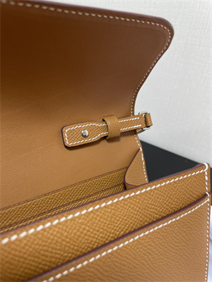 Constance To Go Wallet Epsom Leather Silver Tone Metal In Gold Color HS