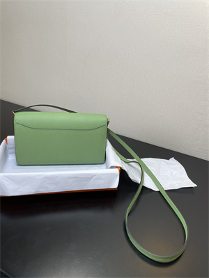 Constance To Go Wallet Epsom Leather Gold Tone Metal In Vert Criquet Color HS