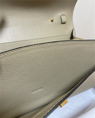 Constance To Go Wallet Epsom Leather Gold Tone Metal In Trench Color HS