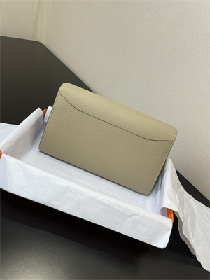 Constance To Go Wallet Epsom Leather Silver Tone Metal In Trench Color HS