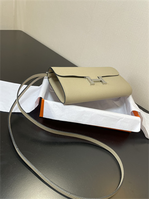 Constance To Go Wallet Epsom Leather Silver Tone Metal In Trench Color HS