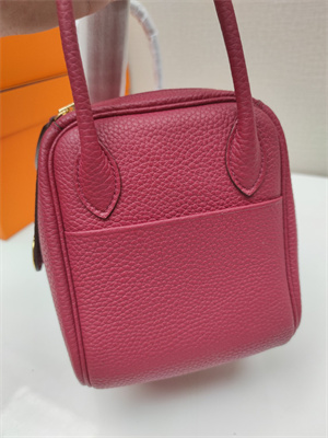 Lindy Bag Taurillon Clemence Leather 26/30CM Gold/Silver Tone Metal In Burgundy Color HS