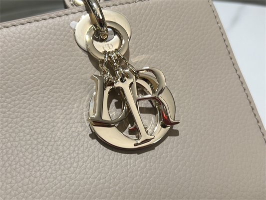 cd lady d-sire small my abcD*or bag bull leather beige