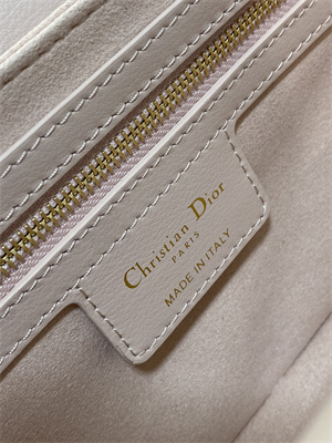 CD Small Jolie Top Handle Bag Cannage Calfskin Pink