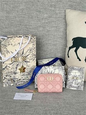 cd caro scarlet wallet S*pple cannage lambskin pink s5032