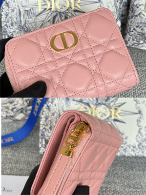 cd caro scarlet wallet S*pple cannage lambskin pink s5032