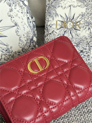 cd caro scarlet wallet S*pple cannage lambskin red s5032