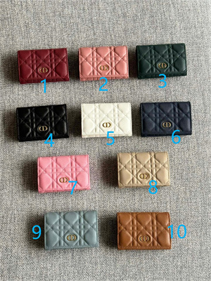 cd caro glycine wallet S*pple cannage calfskin s5132