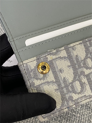 cd saddle card holder gray D*or oblique jacquard s5610