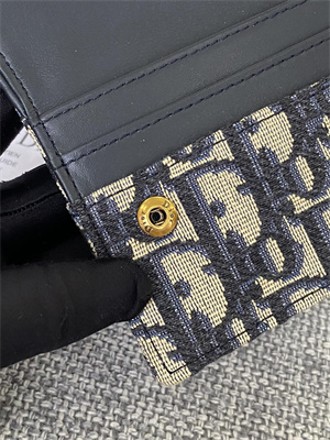 cd saddle card holder blue D*or oblique jacquard s5610