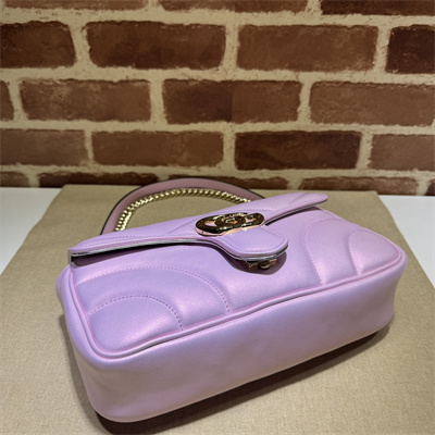 G*u*i gg marmont medium shoulder bag pink iridescent 443497