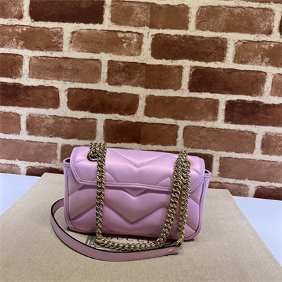 G*u*i gg marmont small  shoulder bag pink iridescent 446744