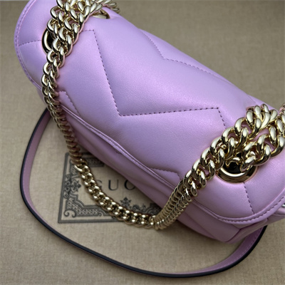 G*u*i gg marmont small  shoulder bag pink iridescent 446744