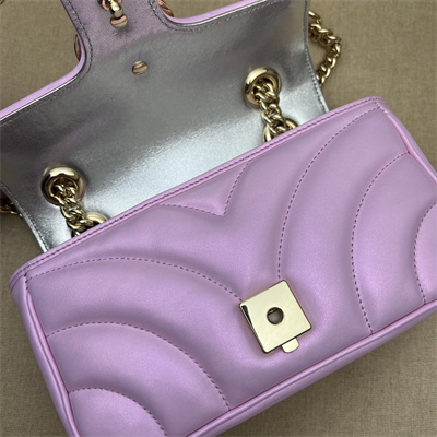 G*u*i gg marmont small  shoulder bag pink iridescent 446744
