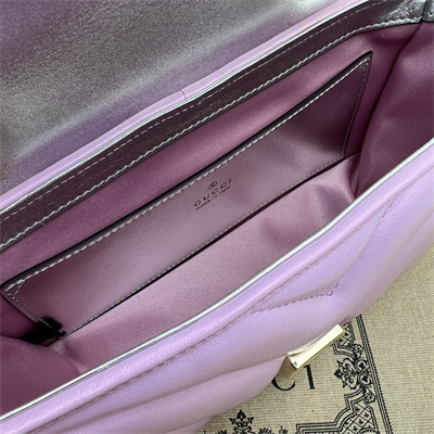 G*u*i gg marmont small  shoulder bag pink iridescent 446744