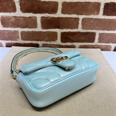 G*u*i gg marmont small  shoulder bag lt blue iridescent 446744