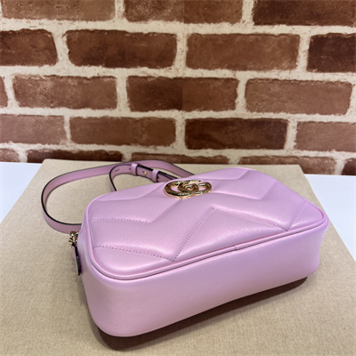 G*u*i gg marmont small shoulder bag pink iridescent 447632