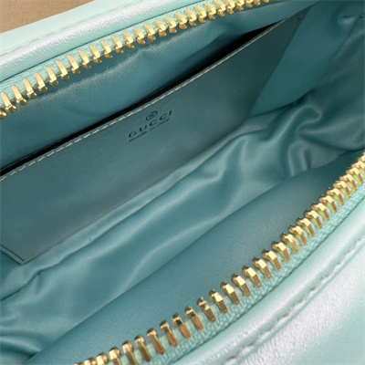 G*u*i gg marmont small shoulder bag lt blue iridescent 447632