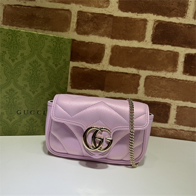 G*u*i gg marmont  mini bag pink iridescent 476433