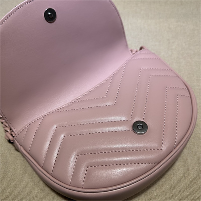 G*u*i gg marmont matelass?? chain mini bag light pink 746431