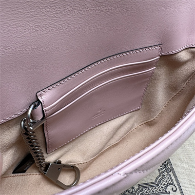 G*u*i gg marmont matelass?? chain mini bag light pink 746431