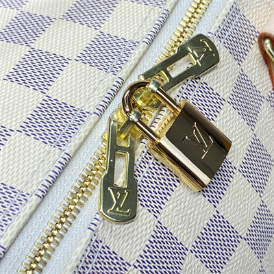 L.V Speedy Bandoulière 30 Damier Azur N41373