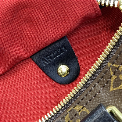 L.V Speedy Bandoulière 25 Monogram Canvas Black Strap M41113