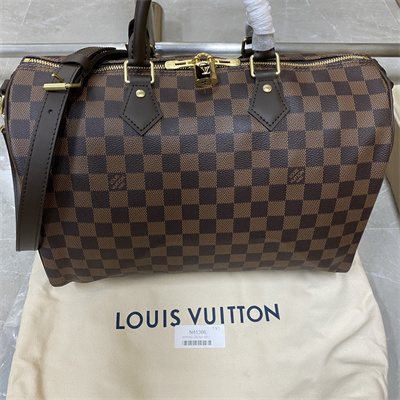 L.V Speedy Bandoulière 35 Damier Ebene N41366