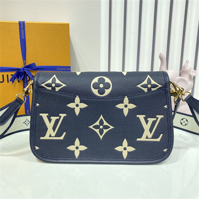 L.V Diane Bag Monogram Empreinte Cowhide Navy M47161