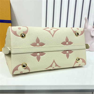 L.V CARRYALL PM Monogram Empreinte Leather Latte/Chamallow M24141