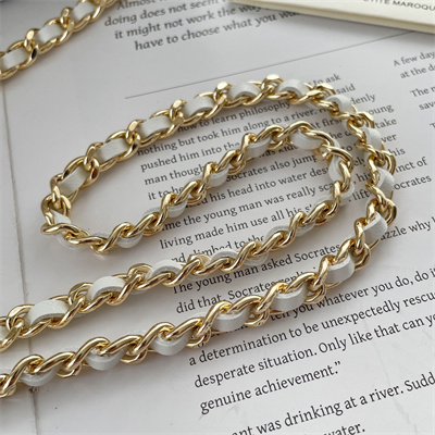 Ch*el clutch with chain lambskin gold tone metal white ap3795