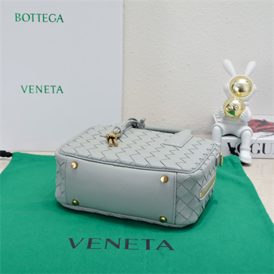 BV Small Getaway Top Handle Bag Lambskin Agate Grey