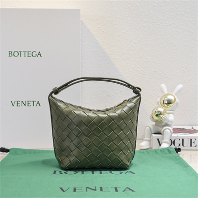 BV Candy Wallace Bag Calfskin Kaki