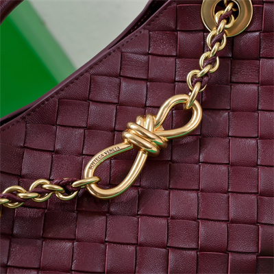 BV Small Andiamo Top handle bag With Chain Lambskin Leather Barolo