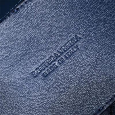 BV Small Andiamo Top handle bag Lambskin Leather Navy