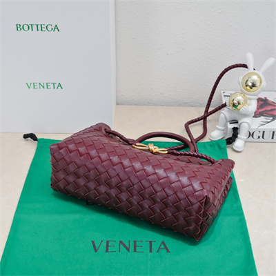 BV East West Andiamo Top handle bag Lambskin Leather Barolo