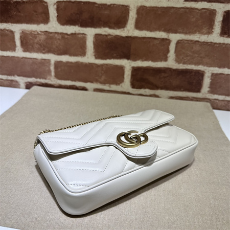 G*u*i gg marmont mini bag with card case white/black 751526