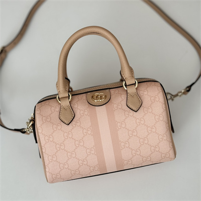Gu.cci Ophidia GG Mini Top Handle Bag Pink 772053