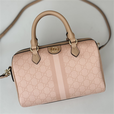 Gu.cci Ophidia GG Small Top Handle Bag Pink 772061